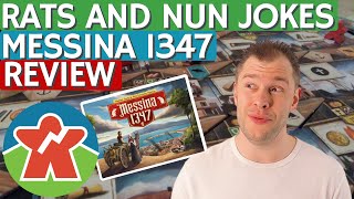 Messina 1347  Board Game Detail Review  Cute Rats amp Nun Jokes [upl. by Airdnahc]