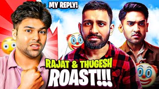 CEO OF FAKE LAFDA RAJAT DALAL amp THUGESH 🤡 ROAST [upl. by Hoxie631]