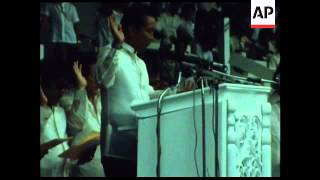 CUTS 16 06 1982 PRESIDENT OF THE PHILLIPINES ATTENDS CELEbRATIONS FOR 84TH ANNIVERSARY OF INDEPENDEN [upl. by Pitt2]