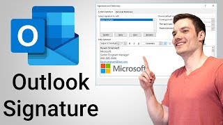 How to Add Signature in Outlook [upl. by Musa]