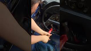 Remove Steering Wheel Without Steering Wheel Puller [upl. by Allsopp]