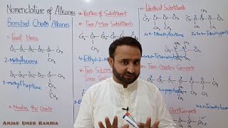 Ch 8 Lec 3 Nomenclature of Alkanes Rules Class 12 Chemistry [upl. by Ahsenev]