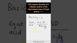 How to find Equivalent mass of an acid  Class11th  ChemistryNotes  intermediate  Acid [upl. by Hasina]