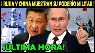 China Y Rusia Lanzan Provocativas Maniobras Navales Conjuntas En El Pacífico [upl. by Chico]