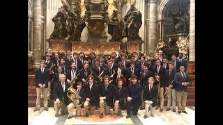 SLUH Band Orchestra Italy 2018 meeting Pope Francis [upl. by Mikaela]