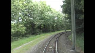 Führerstandsmitfahrt in der Straßenbahn von Bochum nach Witten Heven Dorf tram cabe ride [upl. by Llertnac68]