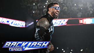 Jey Uso sends Lyon crowd into a frenzy with entrance WWE Backlash France highlights May 4 2024 [upl. by Daas323]