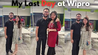 My Last Day at WiproCandor Techspace GurugramCorporate Life vlogJourney at WiproNight Life [upl. by Furmark433]