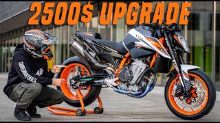 UPGRADED KTM 890 DUKE R 2020  RokON VLOG 104 [upl. by Sassan]