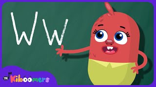 The Kiboomers Letter W Song  Fun and Easy Way to Learn Phonics [upl. by Ahtebbat383]