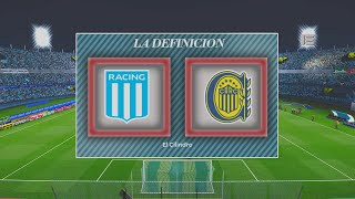 SUPERLIGA ARGENTINA 19961997 Racing Club vs Rosario Central J1SIMULACIÓN  PES2021 1440p [upl. by Elocn]