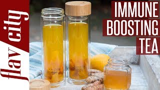 Flu amp Cold Wellness Tea  Immune Boosting Turmeric Tea [upl. by Harriet632]