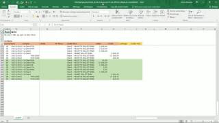 Retraitement de données excel pour expertcomptable [upl. by Nonnairb552]