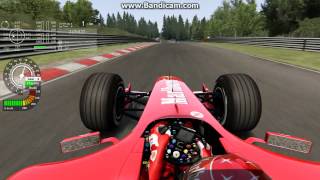 Assetto Corsa  ASR Ferrari F2004  Flying Lap at Nordschleife 452810 onboard  telemitry [upl. by Cortney]