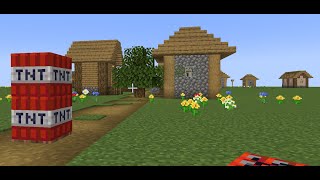 Minecraft  TNT Village [upl. by Quint]