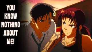 No going back now for Rock and Revy Black Lagoon epic scene part1 [upl. by Isolt]