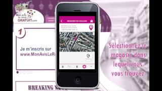 Découvrez lapplication mobile MonAvisLeRendGratuit [upl. by Nnalyrehs20]