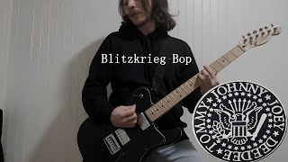 Ramones  Blitzkrieg Bop Guitar Cover [upl. by Llecram]