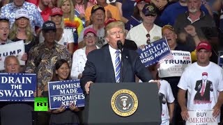 Live President Trump hosts MAGA Rally in Charleston WV to support Republican Patrick Morrisey [upl. by Ahtibbat]