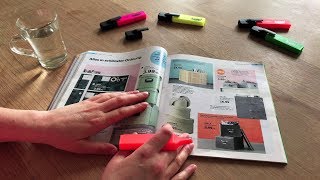 ASMR IKEA Catalog Game 💗 GERMAN 2018 EDITION Part II [upl. by Tilden]