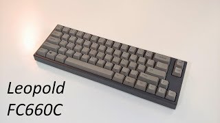 Leopold FC660C better stock Topre experience than the HHKB [upl. by Thedrick297]