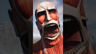 Colossal Titan Eats in 3D Animation DID WE ASK FOR THIS [upl. by Cimah]