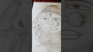 Ardhnarishwar drawing please like share and subscribe [upl. by Lemahs]