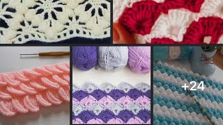 70 puntadas tejidas en la técnica del crochet muy lindas y fáciles [upl. by Brunn513]