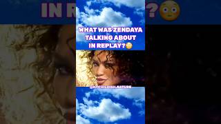 WHAT WAS ZENDAYA TALKING ABOUT IN REPLAY😳 zendaya disneychannel nostalgia [upl. by Trillbee]