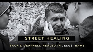 Street Healing of Back and Deafness in Jesus Name  Salzburg Austria [upl. by Aratahs199]