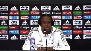 Conferenza stampa presentazione Zakaria quotLa Juve un sogno il mio modello è Vieiraquot [upl. by Lichtenfeld]