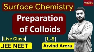 L9 Preparation of Colloids  Bredig’s arc method Peptisation Chemical Method  JEE NEET [upl. by Milson902]