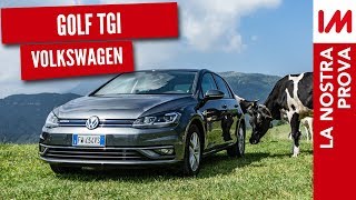 Prova Volkswagen Golf TGI la regina delle auto a metano [upl. by Ynneg]