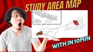 How To Make Study Area Map Using QGIS [upl. by Singer]