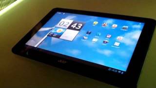 Acer Iconia A700 au CES 2012 Tablette Android FHD [upl. by Yvel]