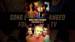 Song Lyrics That Were Changed For Radio amp TV  Tom Petty Radiohead [upl. by Wenonah700]