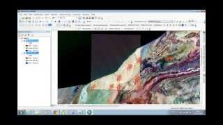 Automatic georeferencing of satellite images in Arcgis [upl. by Htebezile]