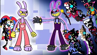 The Amazing Digital Circus but JAXS EVIL TWIN BROTHER Animation  FNF Speedpaint [upl. by Iatnwahs]