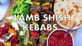 Turkish style lamb shish kebabs  Ready in 20 minutes [upl. by Alletsyrc]