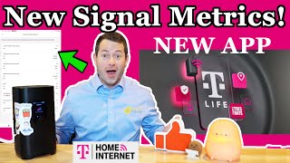 ✅ New App FEATURES TMobile T Life App  5G Home Internet Signal Metrics [upl. by Euphemia]