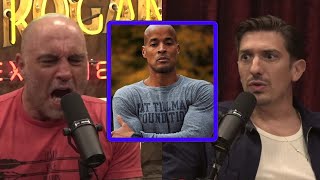 David Goggins Impression  Joe Rogan Experience 1846 [upl. by Ardnauqal]