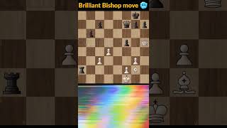 Brilliant Bishop move 🥶  Chess tactics shorts chess brilliantmove [upl. by Akeemaj]