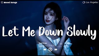 Let Me Down Slowly 😥 Sad Songs Playlist 2024 Depressing Songs Playlist 2024 That Will Make You Cry [upl. by Newkirk239]