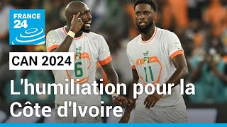 CAN 2024  Humiliée la Côte dIvoire au bord de lélimination • FRANCE 24 [upl. by Rugen]