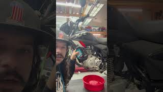 Honda XR150l Oil Change How To [upl. by Zsolway]