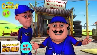 Puncture Shop  Motu Patlu in Hindi  3D Animated cartoon series for kids  As on Nick [upl. by Hezekiah]