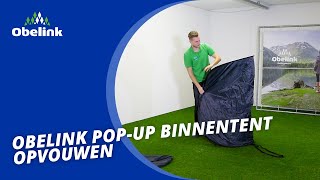 Obelink popup binnentent Opvouwen  Instructievideo  Obelink [upl. by Ailemak]