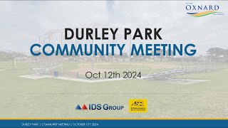 Durley Park Community Update Meeting  October 12 2024 [upl. by Lorne]