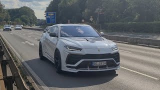 Carspotting Gladbeck  Lamborghini Urus Novitec Esteso992 GT3RSLoud 992 GT3Ferrari F8 Tributo [upl. by Barthold]