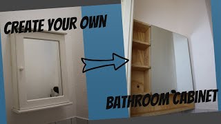 DIY  BATHROOM WALL CABINET [upl. by Earas]